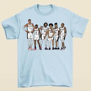 Wemby Fox Julian Harper Castle & Keldon San Antonio Basketball T-Shirt